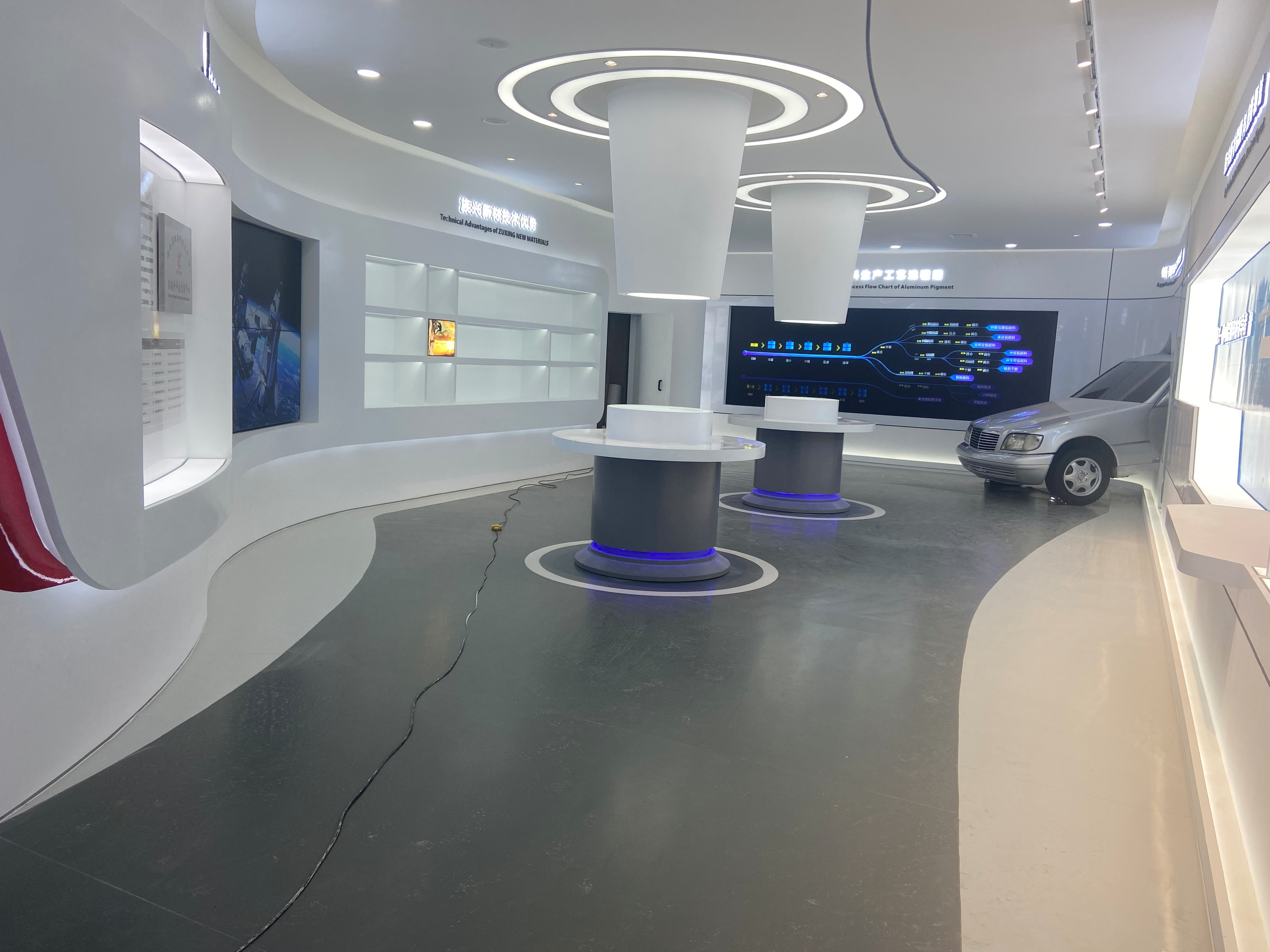 長(zhǎng)沙族興企業(yè)展廳設(shè)計(jì)